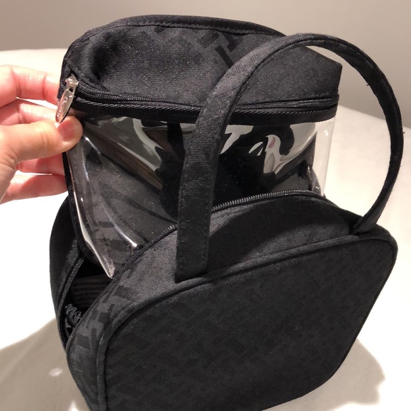 Talbots Vintage Cosmetic Black Bag - Picture 5 of 11